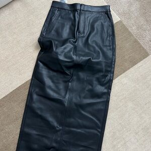 Express Black Midi Skirt